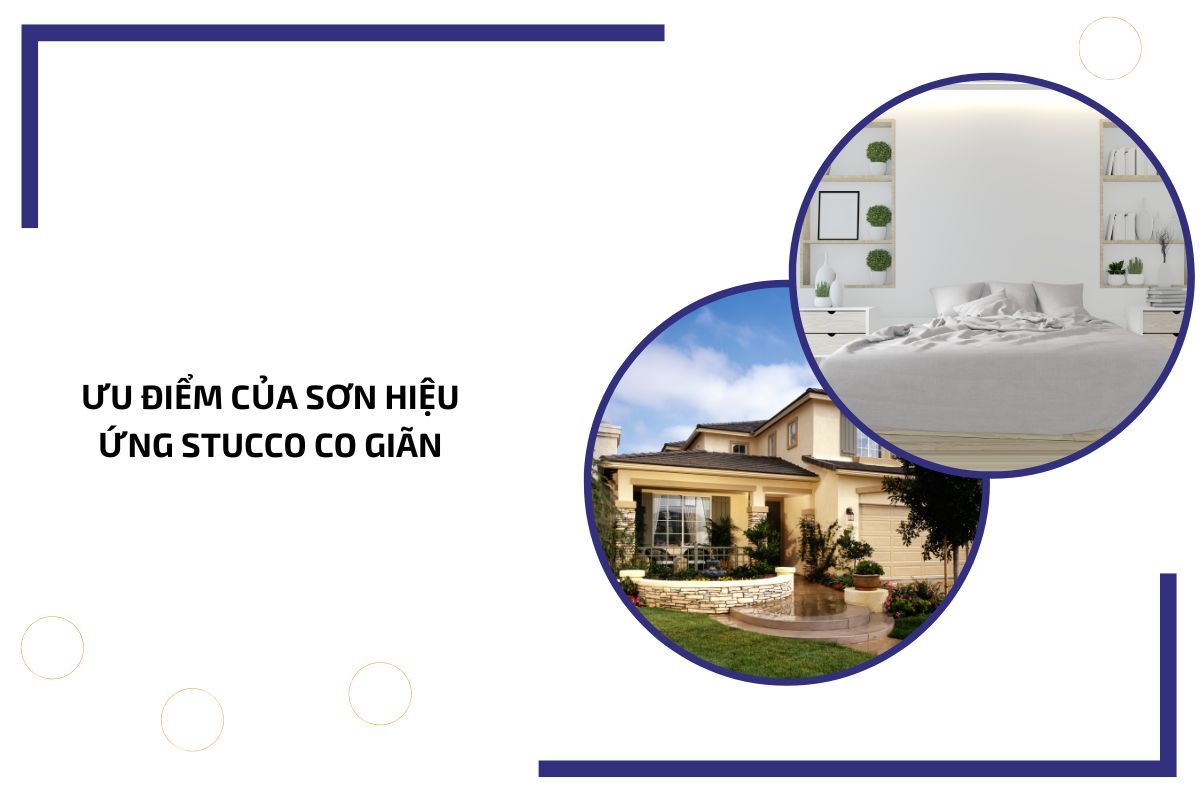 Ưu điểm của sơn hiệu ứng Stucco co giãn