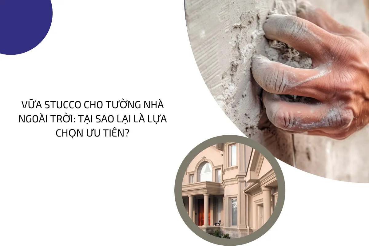 Vữa stucco cho tường nhà ngoài trời 4