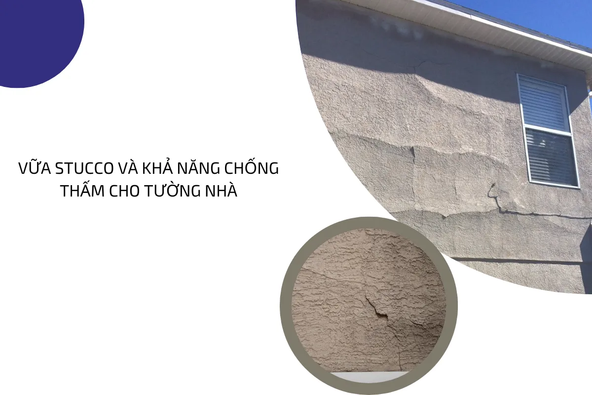 Vữa stucco và khả năng chống thấm cho tường nhà 4