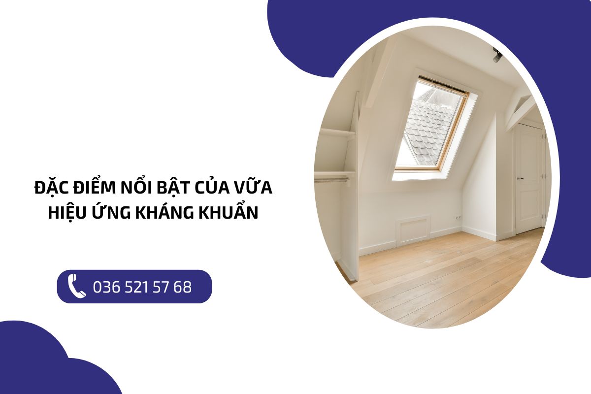 Đặc điểm nổi bật của vữa hiệu ứng kháng khuẩn