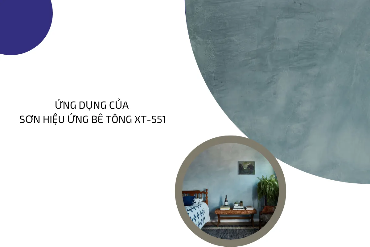 sơn hiệu ứng bê tông XT 551 2