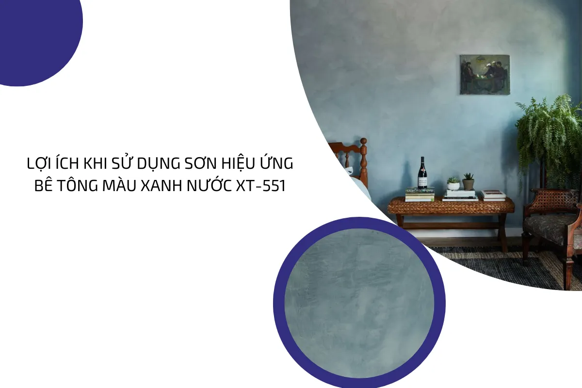 sơn hiệu ứng bê tông XT 551 3