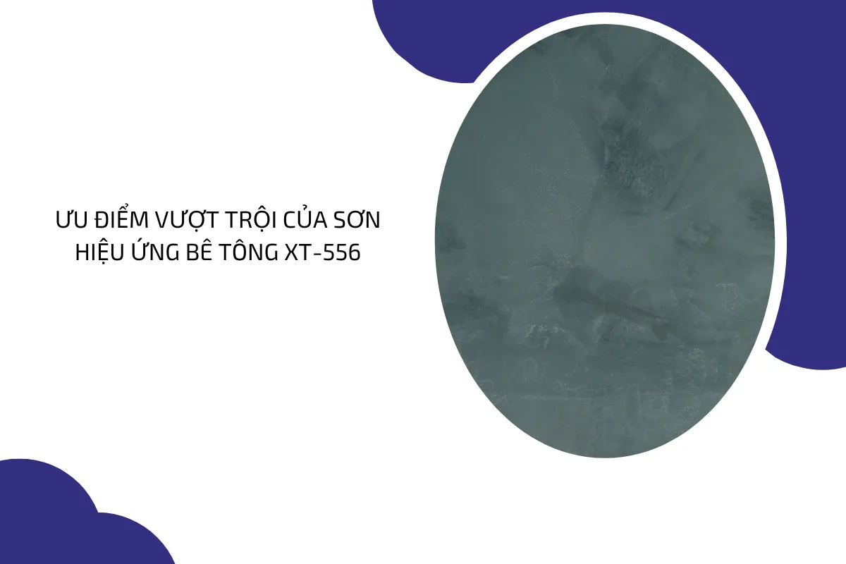 sơn hiệu ứng bê tông XT 556 1