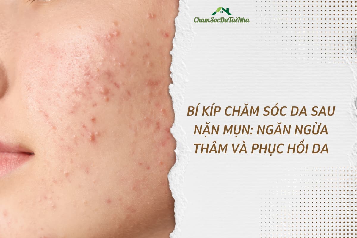 Bí kíp chăm sóc da sau nặn mụn Ngăn ngừa thâm và phục hồi da