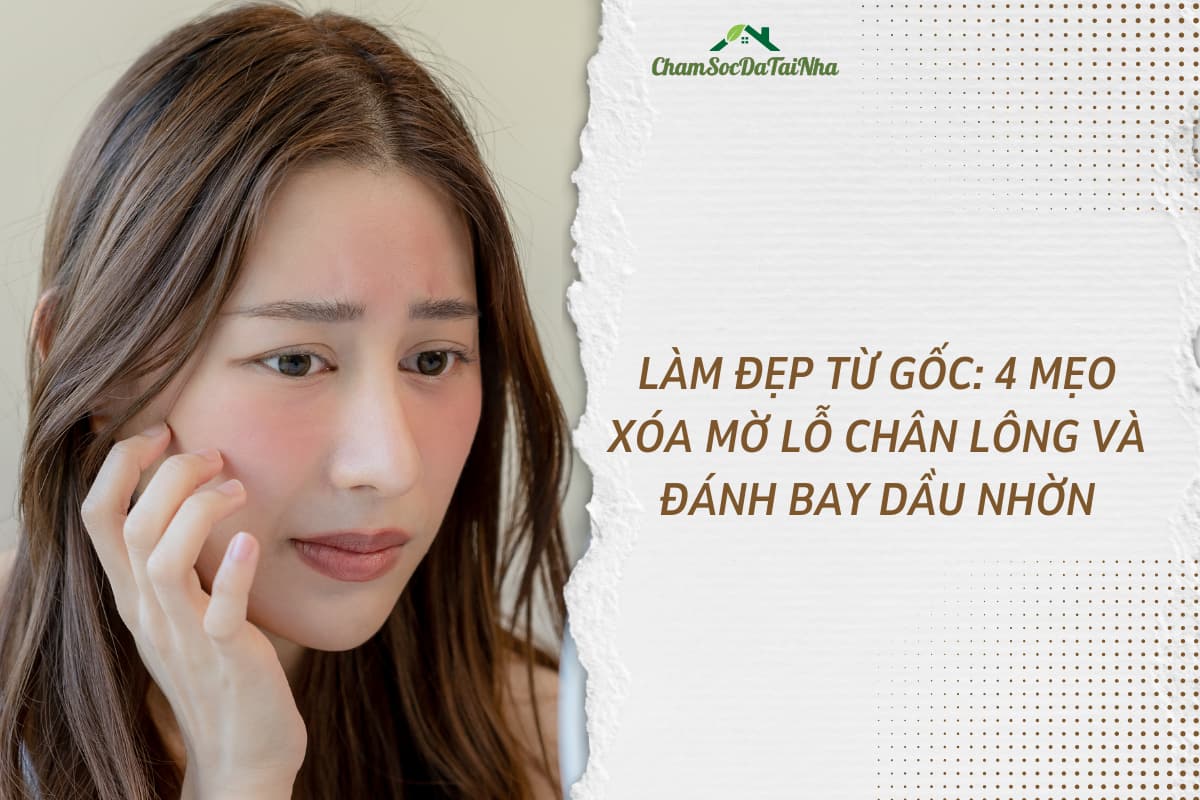 Làm đẹp từ gốc 4 mẹo xóa mờ lỗ chân lông và đánh bay dầu nhờn