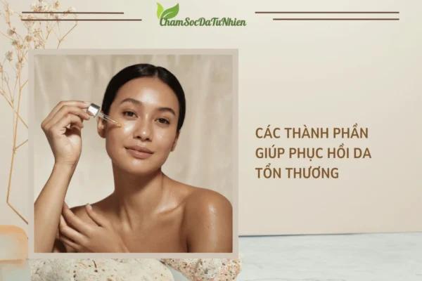 Các thành phần giúp phục hồi da tổn thương