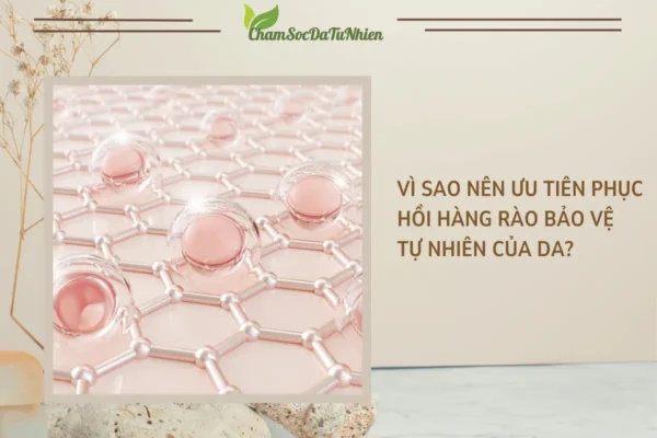 Vì sao nên ưu tiên phục hồi hàng rào bảo vệ tự nhiên của da