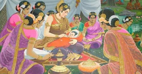 Đức Phật gặp lại người mẹ đã mất