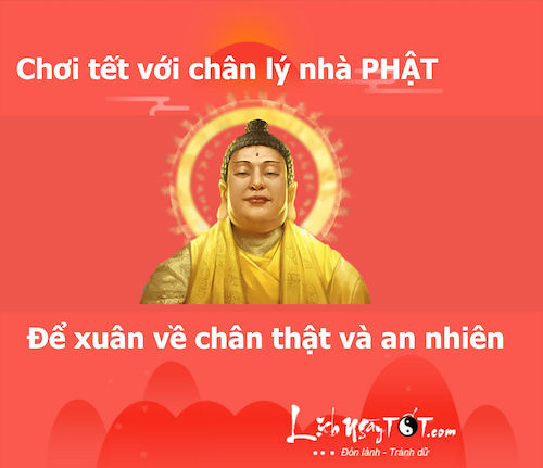 Niem Phat thuyet cho xuan moi thanh than va an nhien hinh anh goc