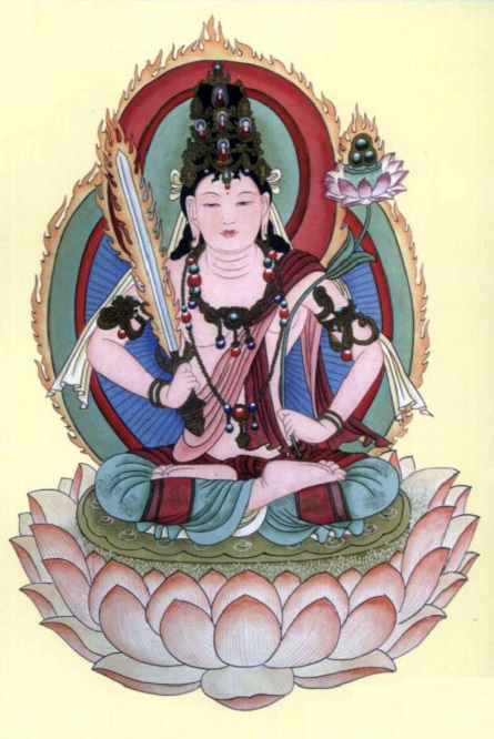 Vi sao Van Thu Bo Tat lai cam kiem tren tay hinh anh