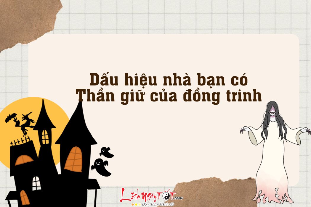 Dấu hiệu trong nhà có Thần giữ của Dau hieu trong nha co Than giu cua