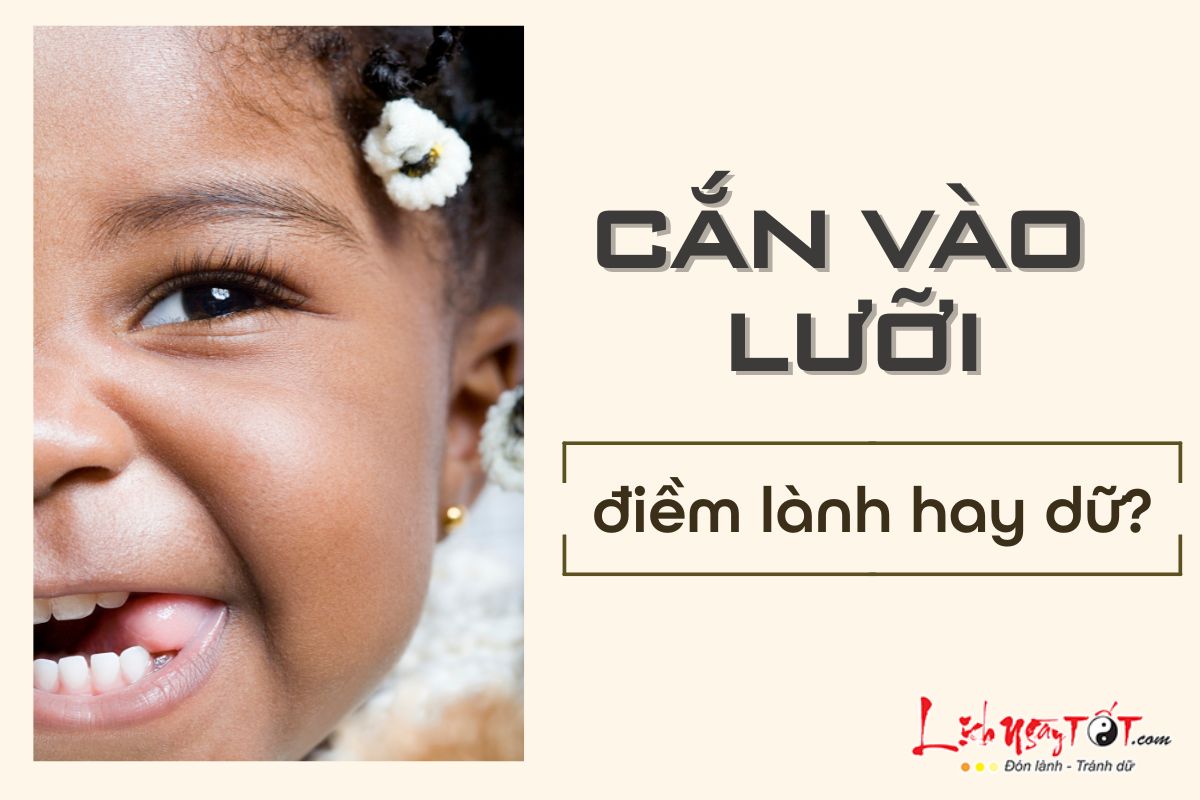 Cắn vào lưỡi Can vao luoi