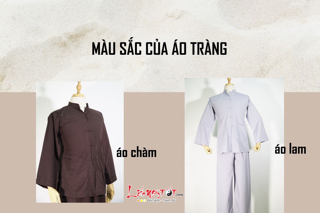 ý nghĩa màu sắc của áo tràng y nghia mau sac cua ao trang