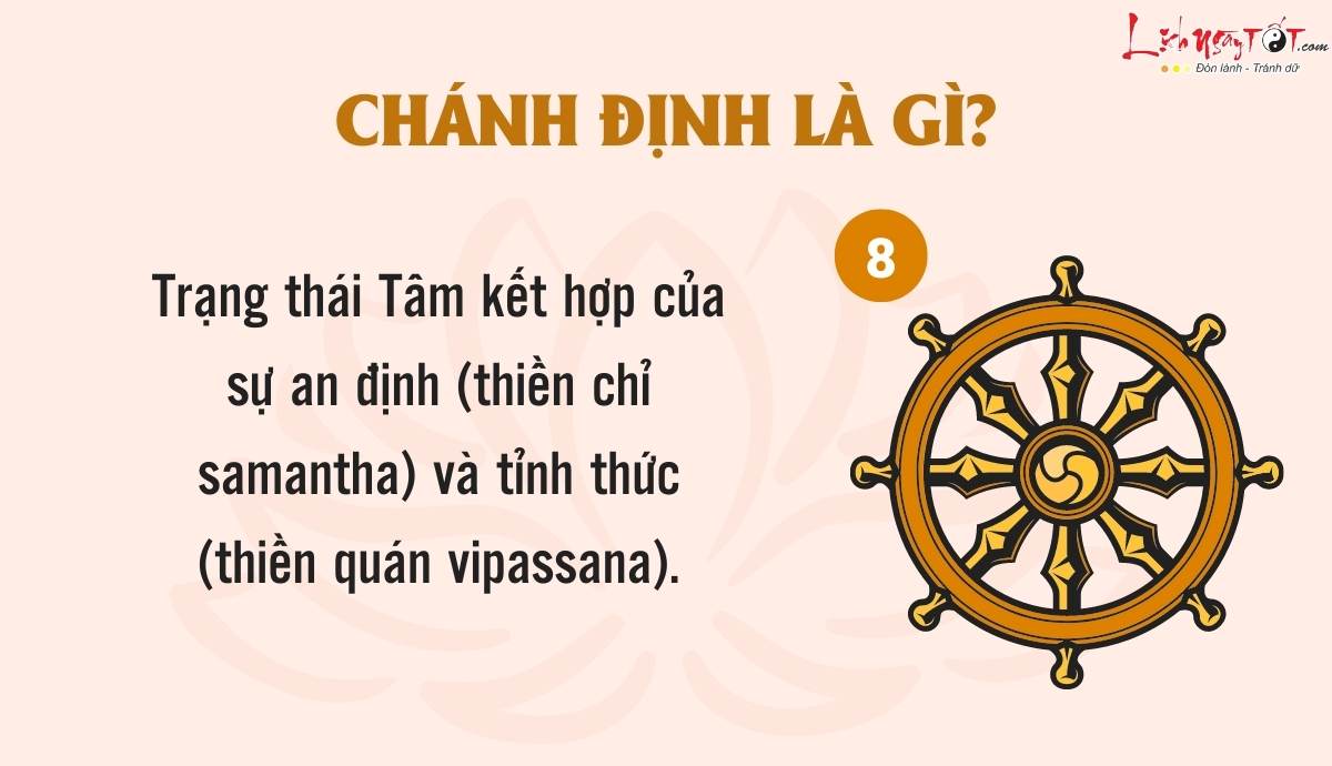 Bát chánh đạo - Chánh định là gì? Bat chanh dao - Chanh dinh la gi?