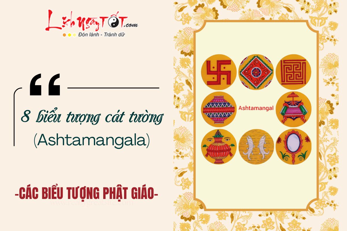 Cac bieu tuong cat tuong (Ashtamangala)