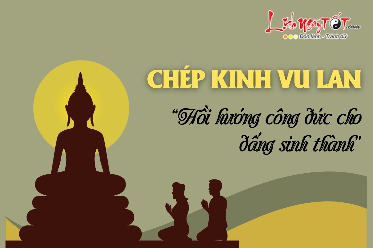 Cong duc chep kinh Vu Lan