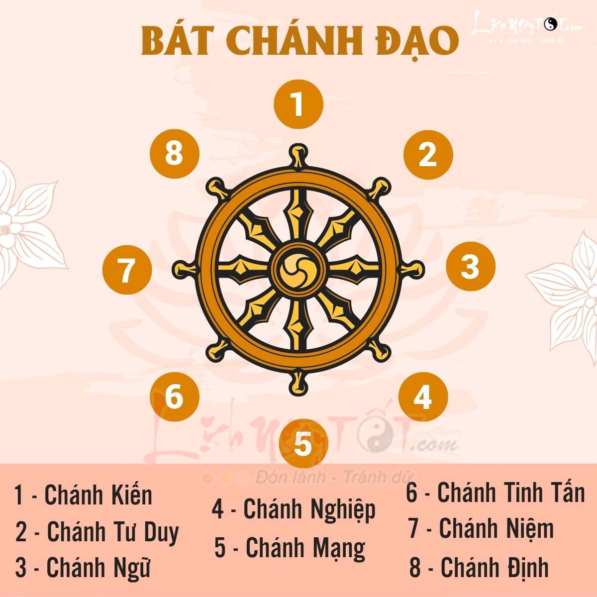 Sơ đồ bát chánh đạo là gì So do bat chanh dao la gi