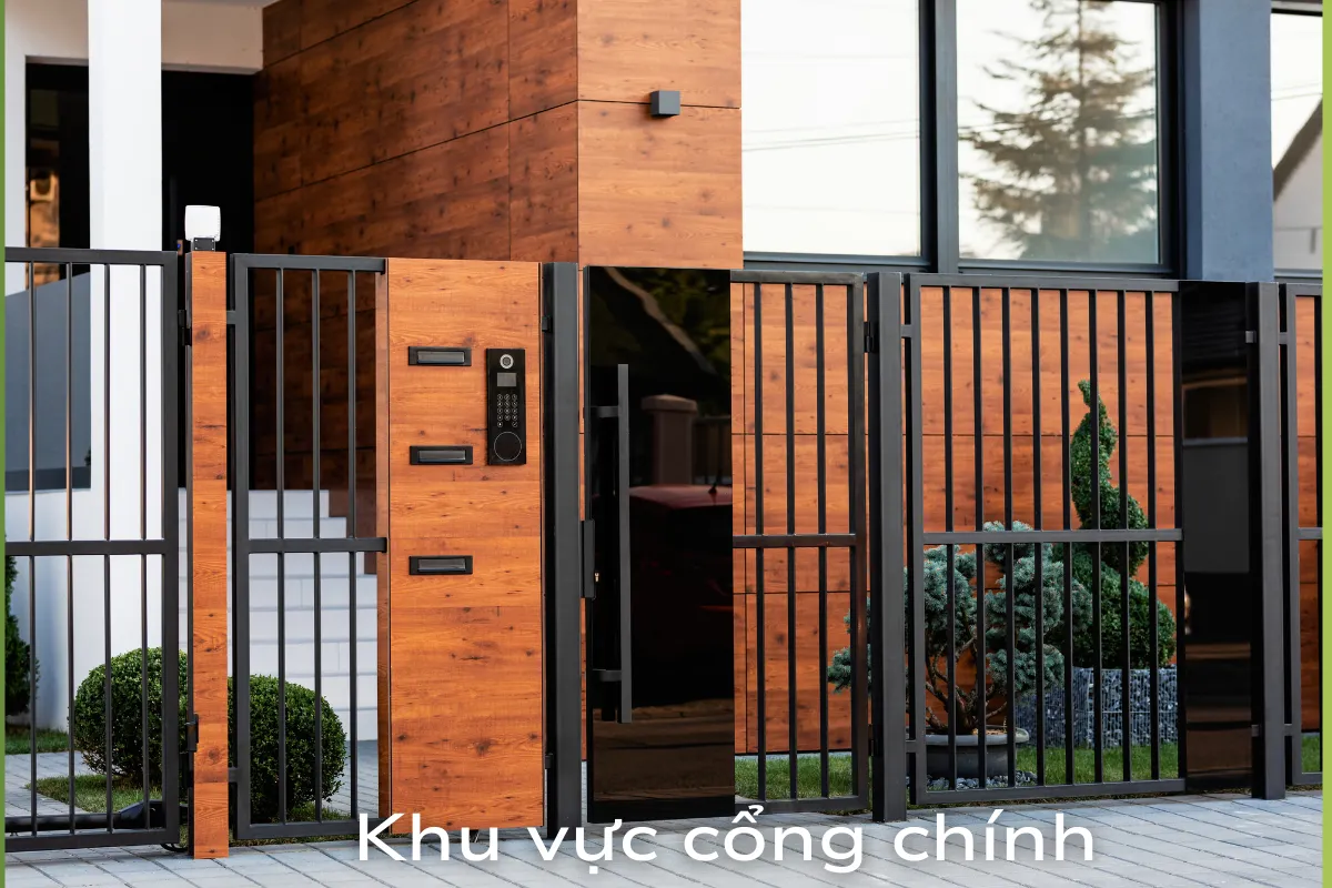 Khu vực cổng chính