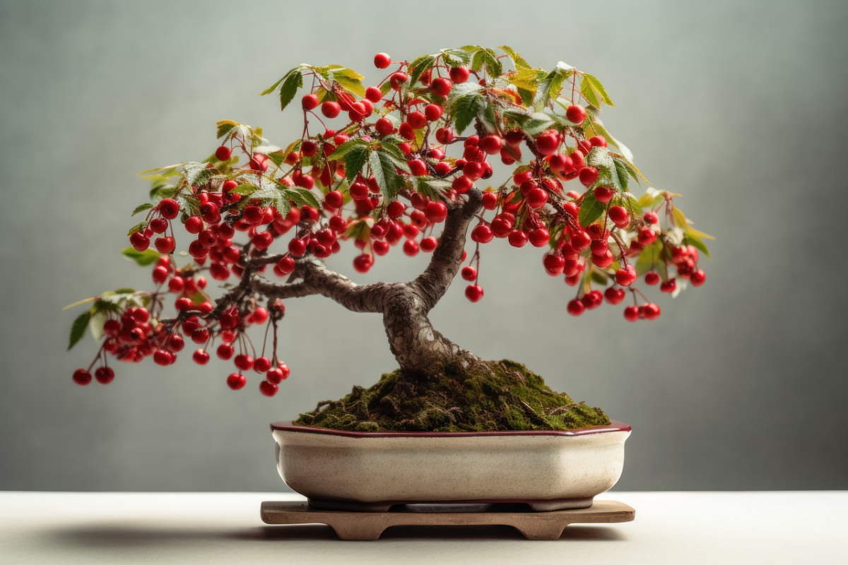 Cây cherry bonsai