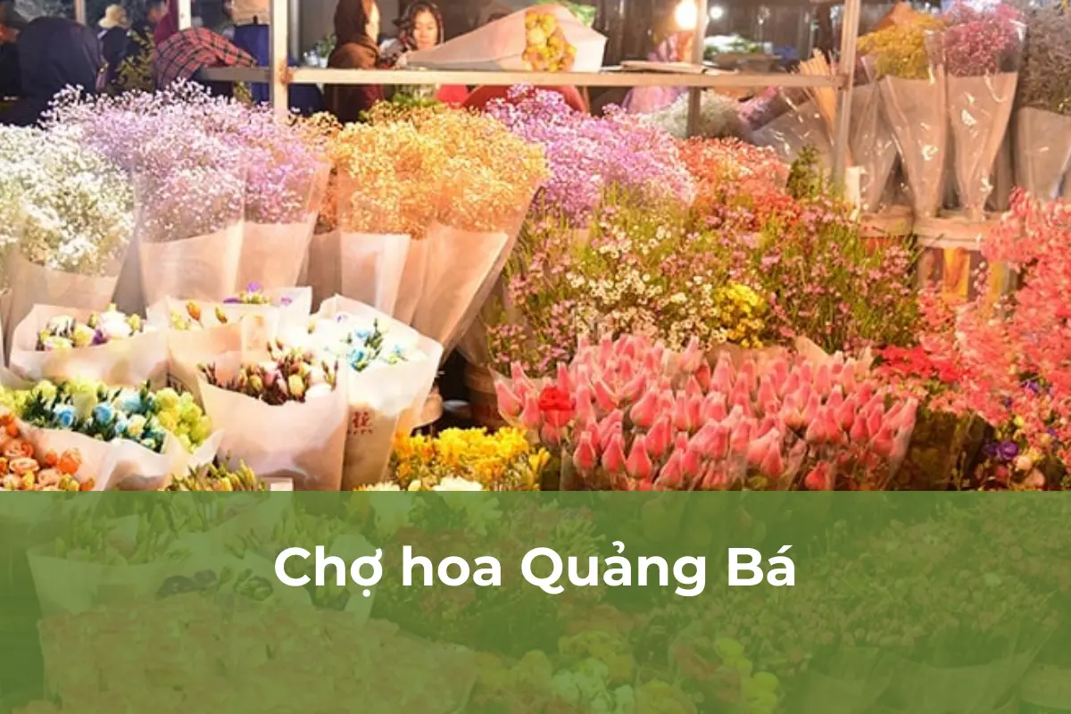 Chợ hoa Quảng Bá