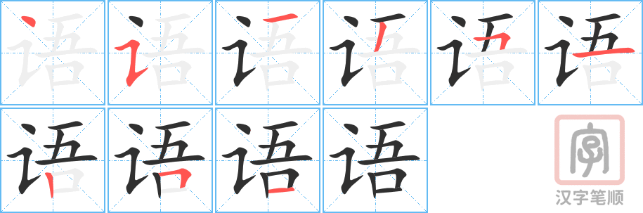 0035 – 汉语 – HSK1 - Cách viết