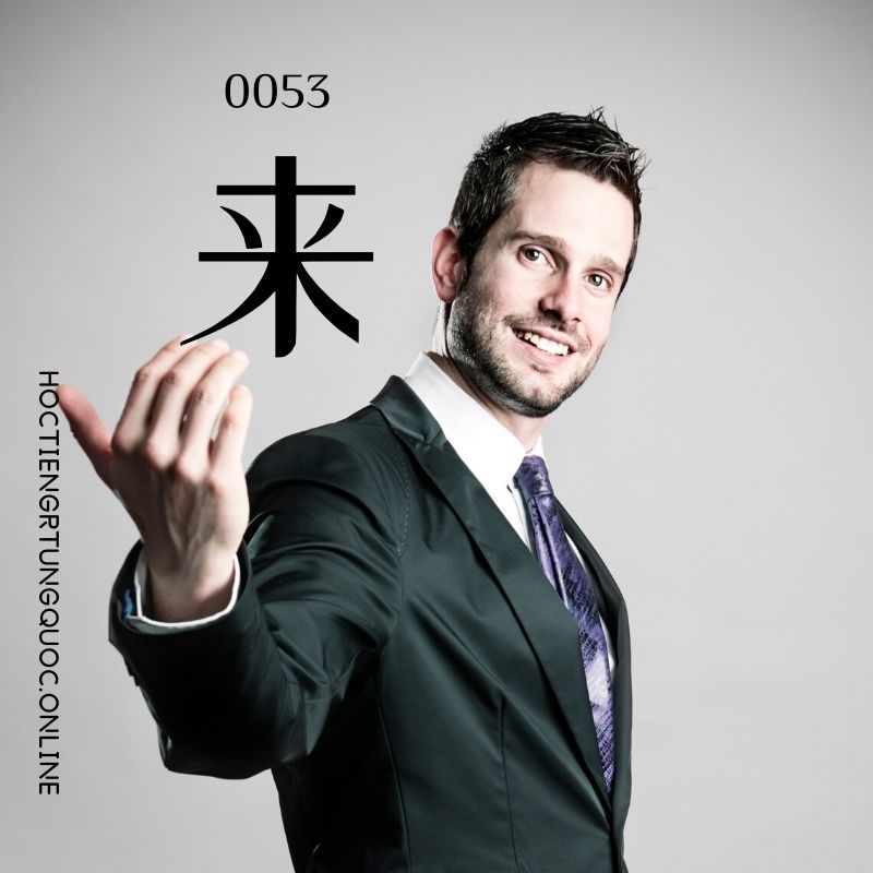 0053 – 来 – hsk1 – tu dien tam ngu 5099 tu vung hsk 1 6 1