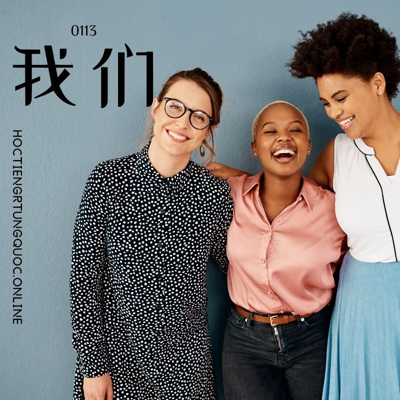 0113 – 我们 – hsk1 – tu dien tam ngu 5099 tu vung hsk 1 6 1