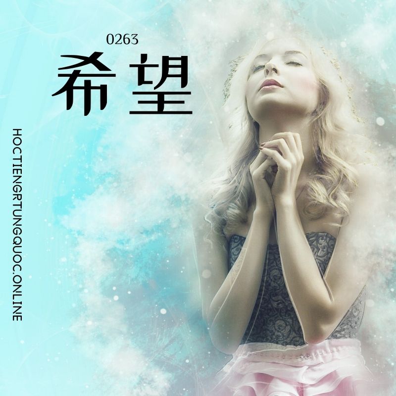 0263 – 希望 – HSK2 – Tu dien tam ngu 5099 tu vung HSK 1 6 1