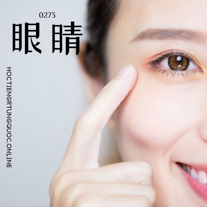 0273 – 眼睛 – HSK2 – Tu dien tam ngu 5099 tu vung HSK 1 6