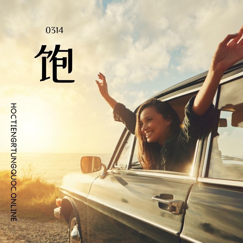 0314 – 饱 – HSK3 – Tu dien tam ngu 5099 tu vung HSK 1 6