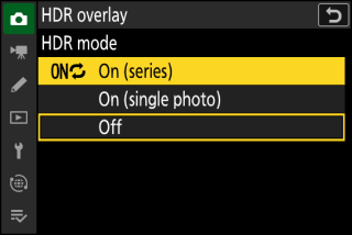 3-dung-nut-len-va-xuong-de-chon-tinh-nang-ma-ban-muon-chon-va-nhan-ok Bật, tắt chế độ HDR trên máy ảnh