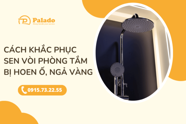 Cách khắc phục sen vòi phòng tắm bị hoen ố, ngả vàng (4)