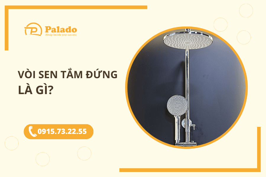 Tại sao nên sử dụng vòi sen tắm đứng cho phòng tắm