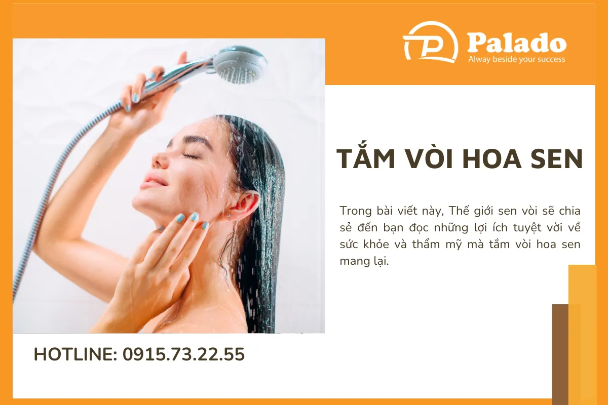 Tắm vòi hoa sen mang lại rất nhiều lợi ích về sức khỏe và sắc đẹp