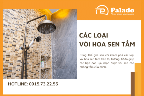 Vòi hoa sen tắm trên thị trường có những loại nào?