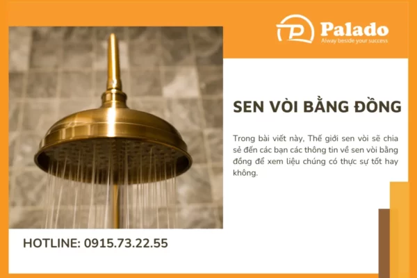 Sen vòi bằng đồng có thực sự tốt?