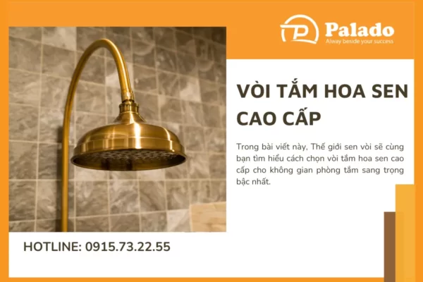 Vòi tắm hoa sen cao cấp cho phòng tắm hiện đại bậc nhất