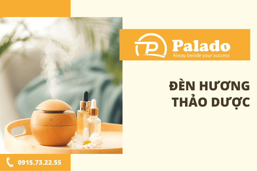 Đèn hương thảo dược khử mùi khai