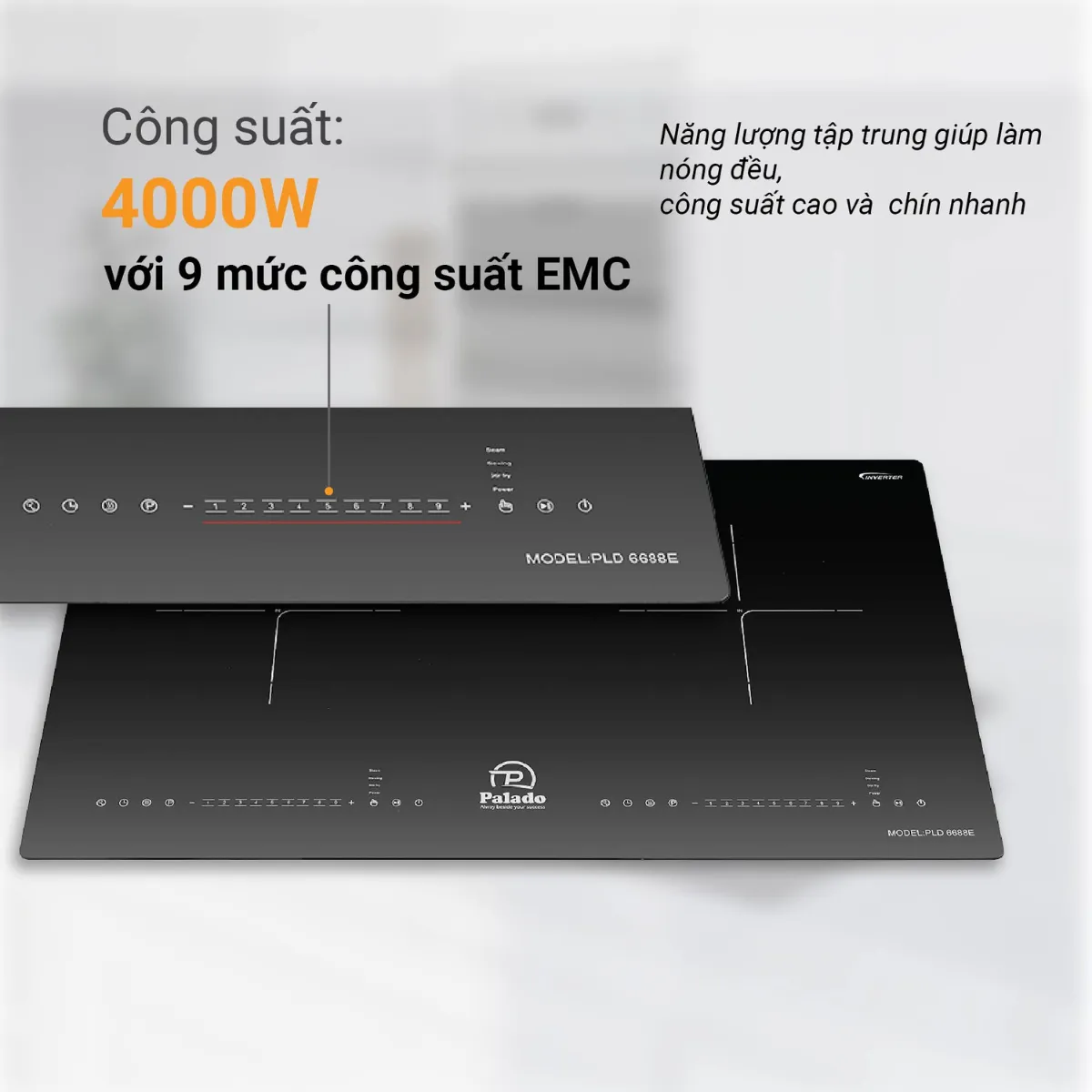 Bếp từ 2 vùng nấu Palado PLD6688E (2) Tính năng của bếp từ đôi PALADO PLD6688E