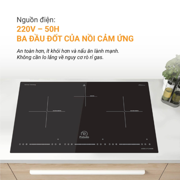 Bếp từ 3 vùng nấu PALADO PLD6688I (2)