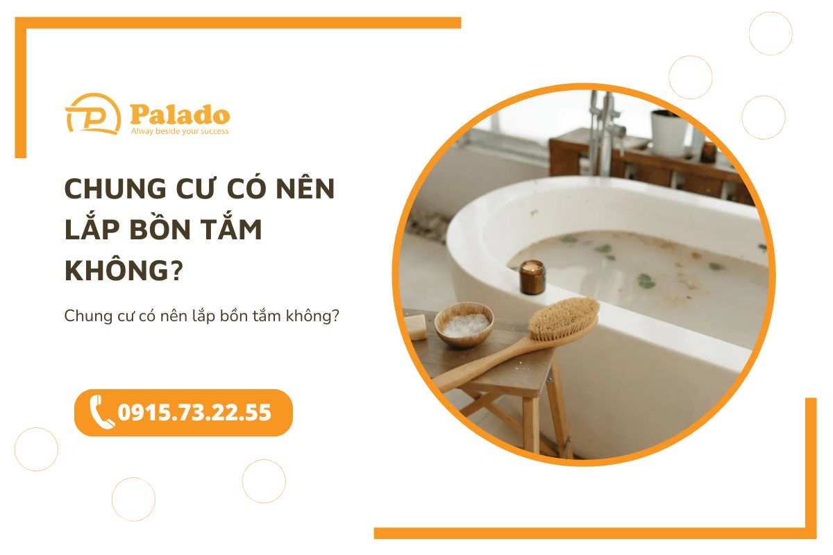 Chung cư có nên lắp bồn tắm không
