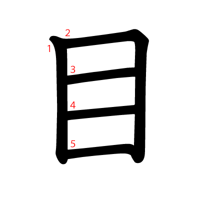 Học Kanji mỗi ngày ] Chữ 目 ( Mục ) - JPOONLINE
