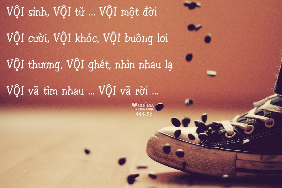 “Vội” – Thơ Thích Tánh Tuệ
