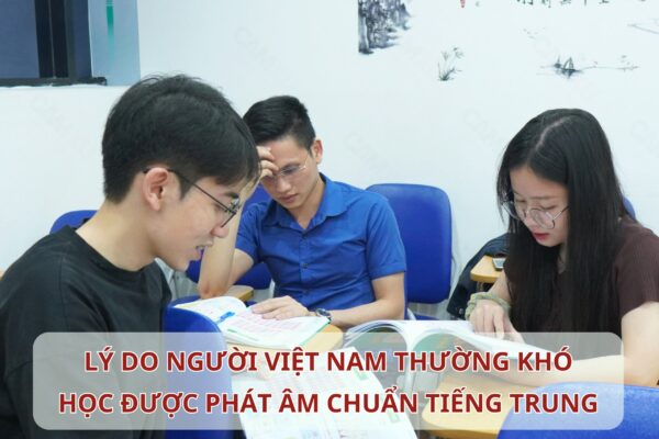 Lý do người Việt Nam thường khó học được phát âm chuẩn Tiếng Trung