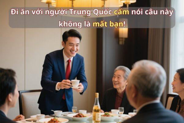 Đi ăn với người Trung Quốc cấm nói câu này không là mất bạn!