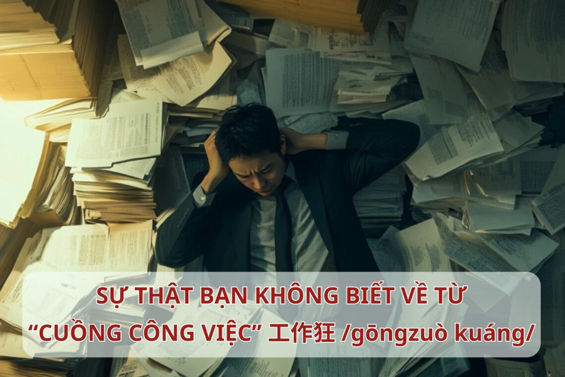 Sự thật bạn không biết về từ “cuồng công việc” 工作狂 /gōngzuò kuáng/