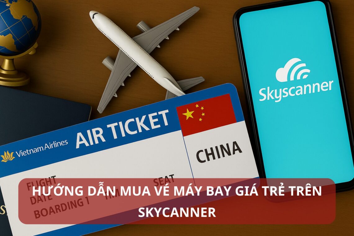 Hướng dẫn mua vé máy bay đi Trung Quốc giá rẻ trên Skyscanner