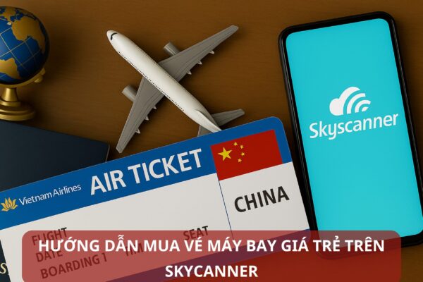 Hướng dẫn mua vé máy bay đi Trung Quốc giá rẻ trên Skyscanner