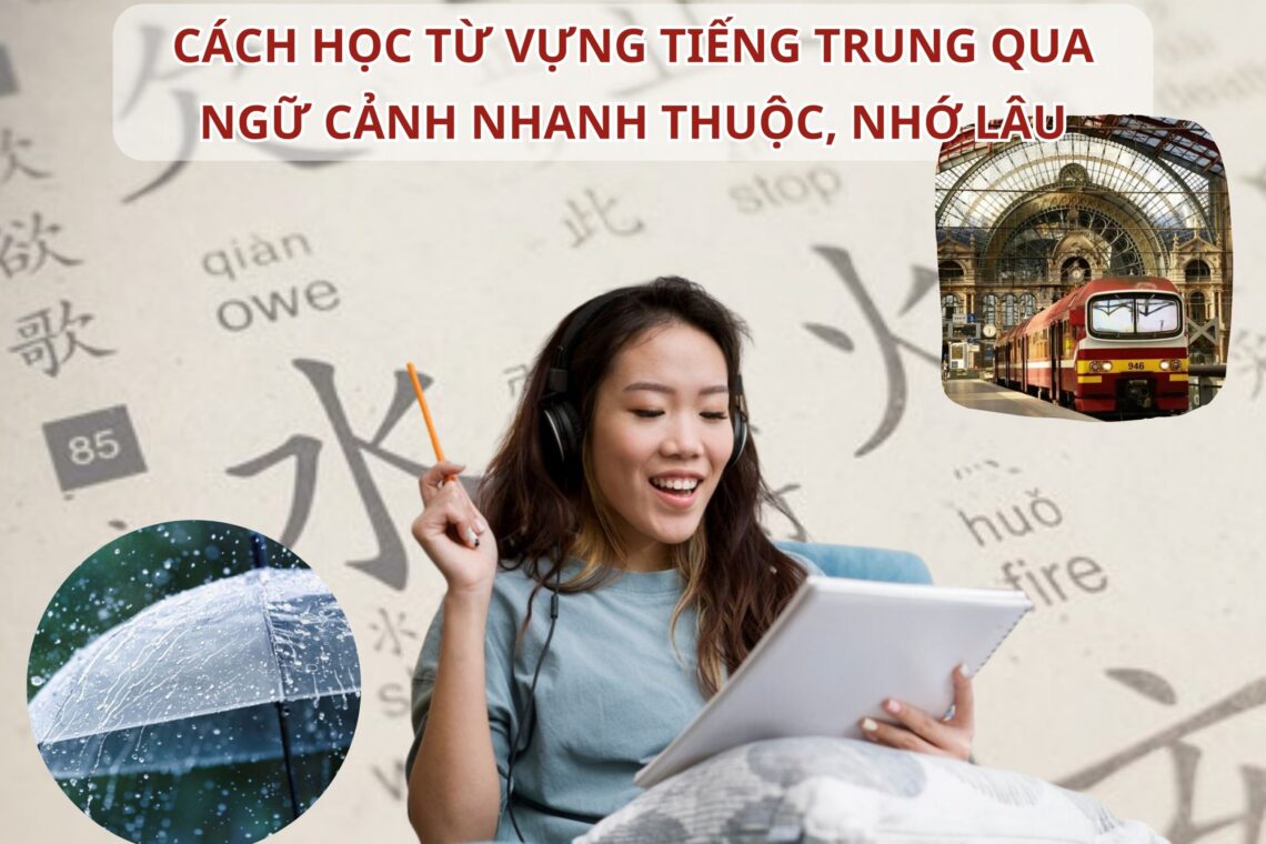 Cách học từ vựng Tiếng Trung qua ngữ cảnh nhanh thuộc, nhớ lâu
