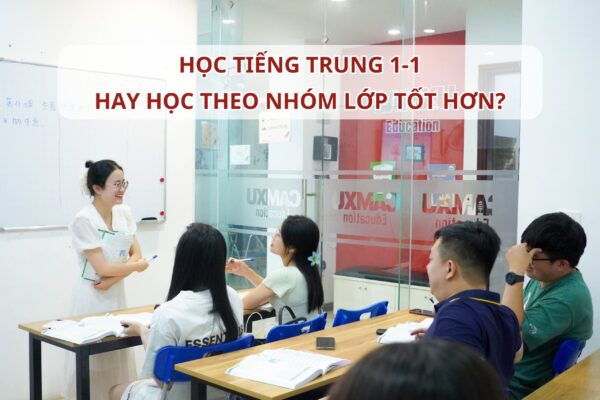 Học Tiếng Trung 1-1 hay học theo nhóm lớp tốt hơn